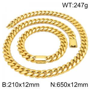 SS Jewelry Set(Most Men) - KS230437-ZLY