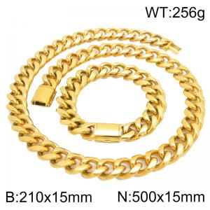 SS Jewelry Set(Most Men) - KS230450-ZLY