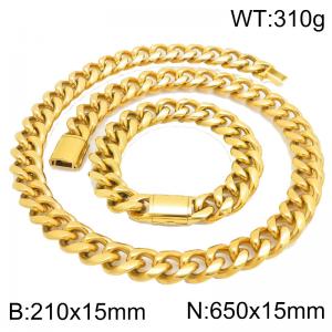 SS Jewelry Set(Most Men) - KS230453-ZLY