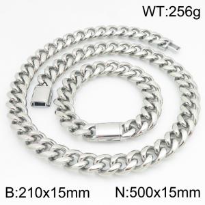 SS Jewelry Set(Most Men) - KS230458-ZLY