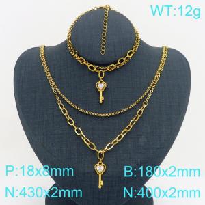 SS Jewelry Set(Most Women) - KS230847-Z
