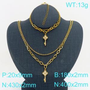 SS Jewelry Set(Most Women) - KS230848-Z
