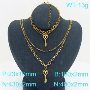 SS Jewelry Set(Most Women) - KS230851-Z
