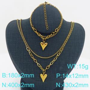 SS Jewelry Set(Most Women) - KS230852-Z