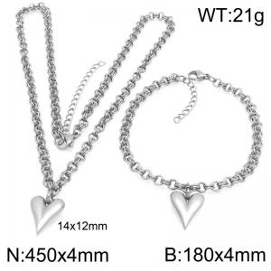 SS Jewelry Set(Most Women) - KS230854-Z