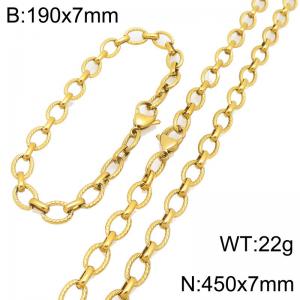 SS Jewelry Set(Most Men) - KS231063-Z