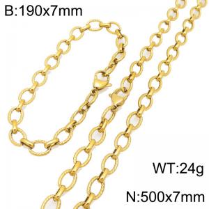 SS Jewelry Set(Most Men) - KS231064-Z