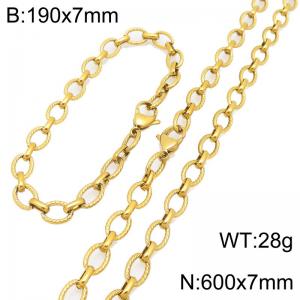 SS Jewelry Set(Most Men) - KS231066-Z