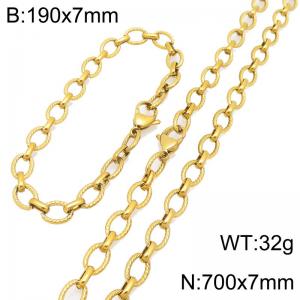 SS Jewelry Set(Most Men) - KS231068-Z