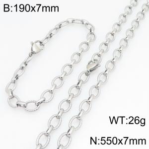 SS Jewelry Set(Most Men) - KS231071-Z