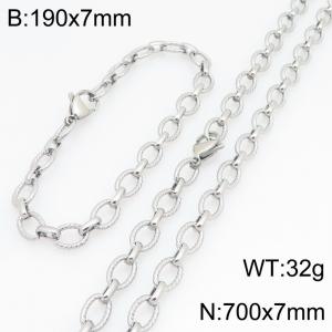 SS Jewelry Set(Most Men) - KS231074-Z