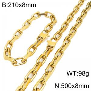 SS Jewelry Set(Most Men) - KS231082-Z