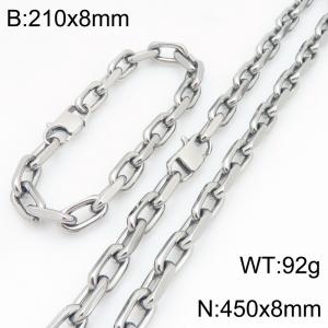 SS Jewelry Set(Most Men) - KS231084-Z