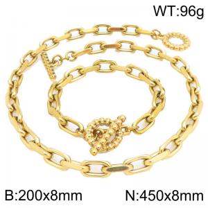 SS Jewelry Set(Most Men) - KS231087-Z
