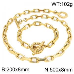 SS Jewelry Set(Most Men) - KS231088-Z