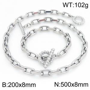 SS Jewelry Set(Most Men) - KS231091-Z