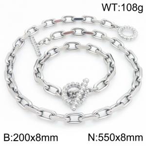 SS Jewelry Set(Most Men) - KS231092-Z
