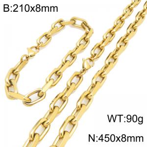 SS Jewelry Set(Most Men) - KS231093-Z