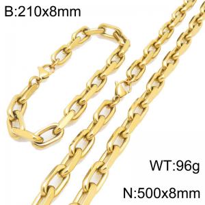 SS Jewelry Set(Most Men) - KS231094-Z