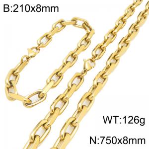 SS Jewelry Set(Most Men) - KS231099-Z