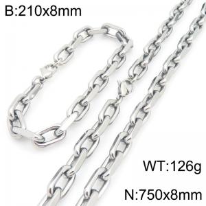 SS Jewelry Set(Most Men) - KS231106-Z
