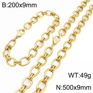 SS Jewelry Set(Most Men) - KS231124-Z