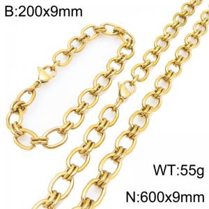 SS Jewelry Set(Most Men) - KS231126-Z