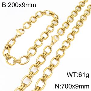 SS Jewelry Set(Most Men) - KS231128-Z