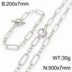 SS Jewelry Set(Most Men) - KS231145-Z