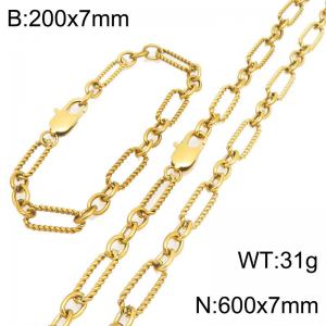 SS Jewelry Set(Most Men) - KS231150-Z