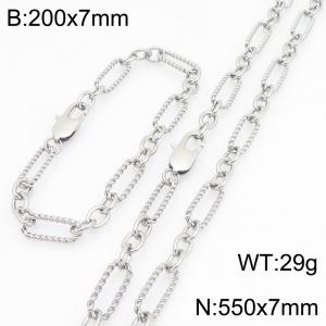SS Jewelry Set(Most Men) - KS231154-Z