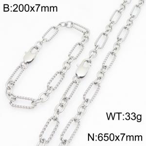 SS Jewelry Set(Most Men) - KS231156-Z