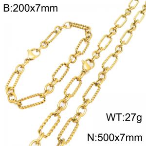 SS Jewelry Set(Most Men) - KS231158-Z