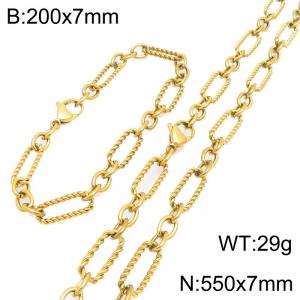 SS Jewelry Set(Most Men) - KS231159-Z