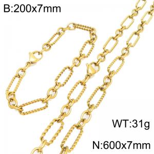 SS Jewelry Set(Most Men) - KS231160-Z