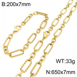 SS Jewelry Set(Most Men) - KS231161-Z