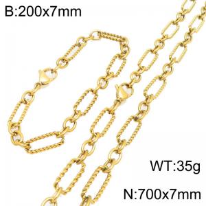 SS Jewelry Set(Most Men) - KS231162-Z