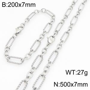 SS Jewelry Set(Most Men) - KS231164-Z