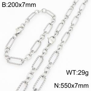 SS Jewelry Set(Most Men) - KS231165-Z