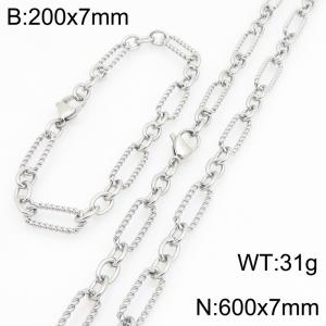 SS Jewelry Set(Most Men) - KS231166-Z