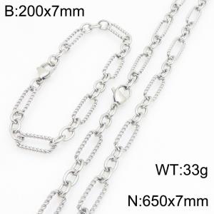 SS Jewelry Set(Most Men) - KS231167-Z