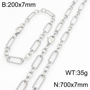 SS Jewelry Set(Most Men) - KS231168-Z