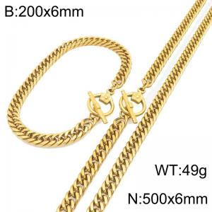 SS Jewelry Set(Most Men) - KS231182-Z