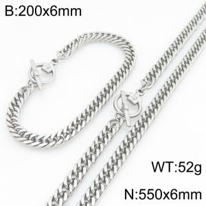 SS Jewelry Set(Most Men) - KS231186-Z