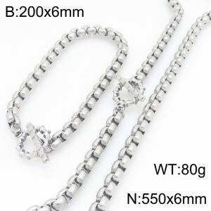 SS Jewelry Set(Most Men) - KS231192-Z