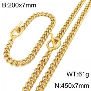 SS Jewelry Set(Most Men) - KS231199-Z