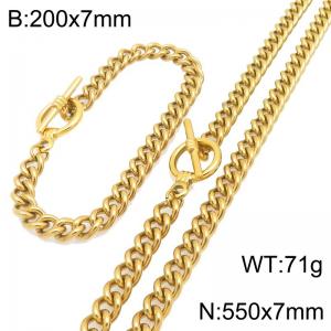 SS Jewelry Set(Most Men) - KS231201-Z