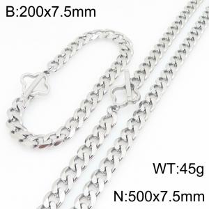 SS Jewelry Set(Most Men) - KS231209-Z
