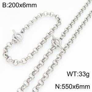SS Jewelry Set(Most Men) - KS231216-Z