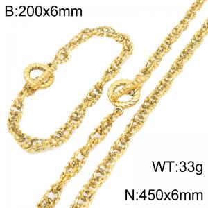 SS Jewelry Set(Most Men) - KS231241-Z